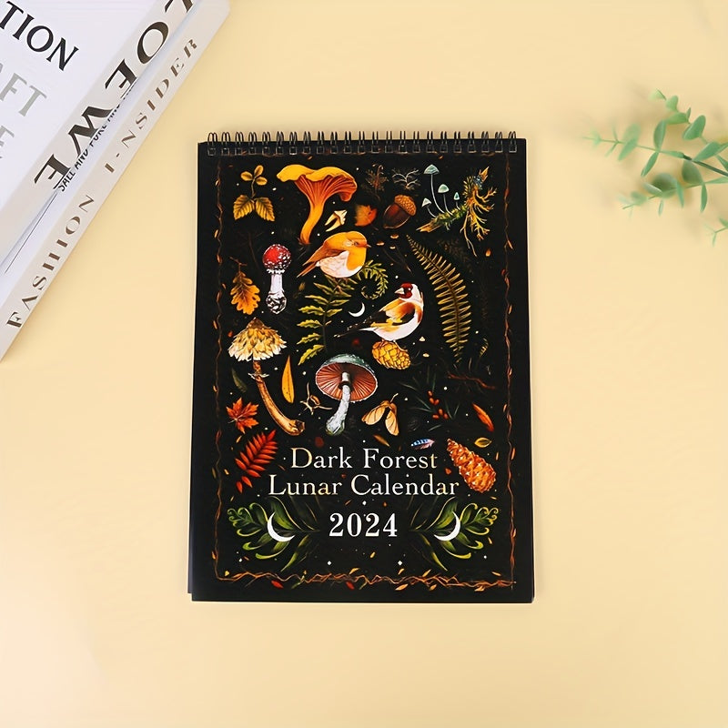 Dark Forest Calendar Year Calendar Christmas Halloween Thanksgiving Gift