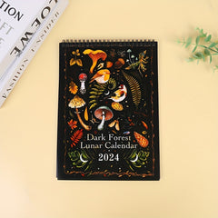Dark Forest Calendar Year Calendar Christmas Halloween Thanksgiving Gift