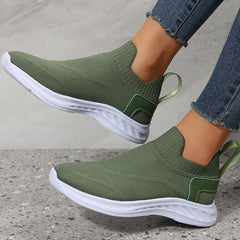 Women's Slip-on Walking Shoes Lightweight Sneakers