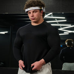 Men's Solid Crew Neck Active T-shirt For Summer