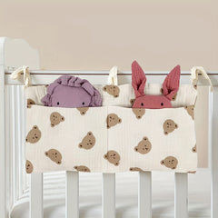 Baby Bed Storage Bag Stroller Hanging Bottle Diaper Teething Toy Gum Storage