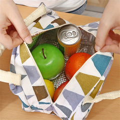 Insulated Lunch Bag Portable Food Cooler Thermal Tote