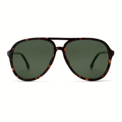 VIVIENFANG Retro Polarized Aviator Sunglasses Mens Vintage