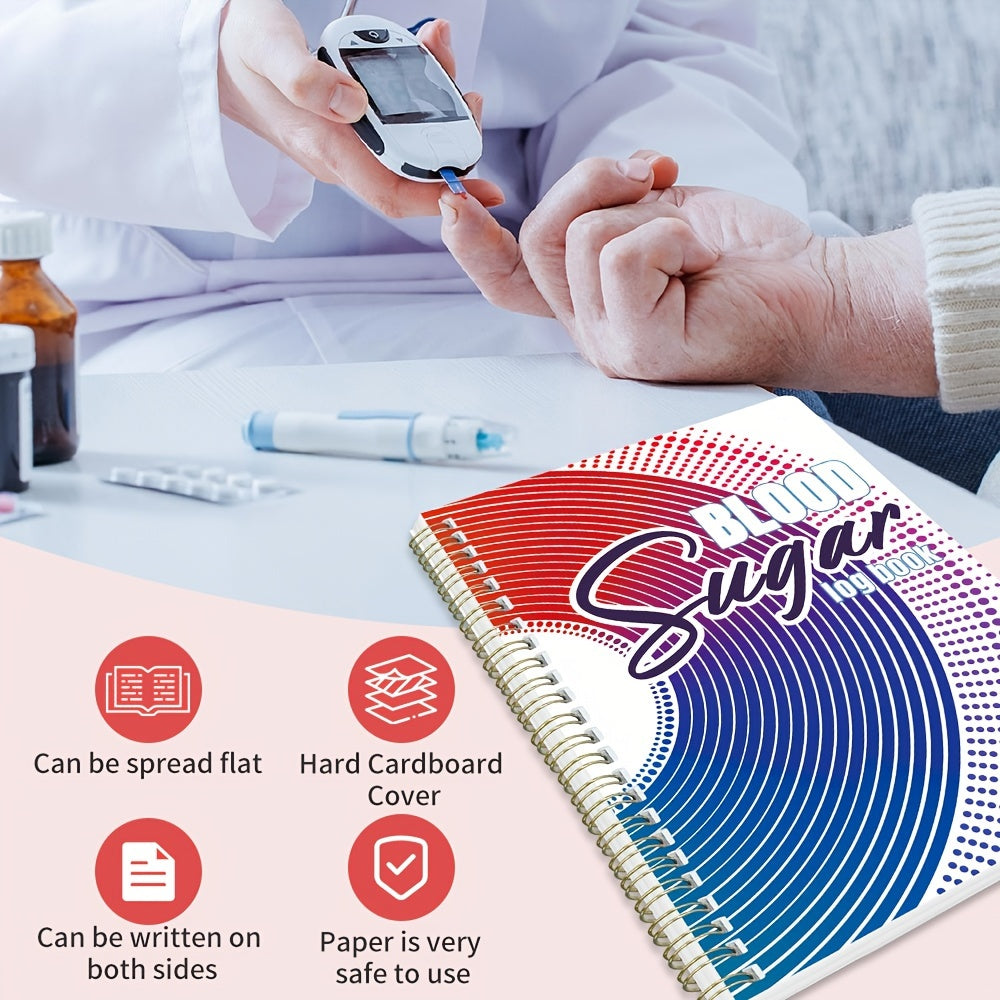 Blood Sugar Record Book for Elders, Daily Health Tracker