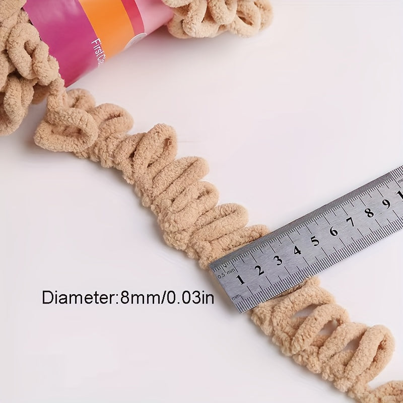 Finger Loops Yarn Soft DIY Knitting Crocheting Blanket Supplies