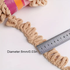 Finger Loops Yarn Soft DIY Knitting Crocheting Blanket Supplies