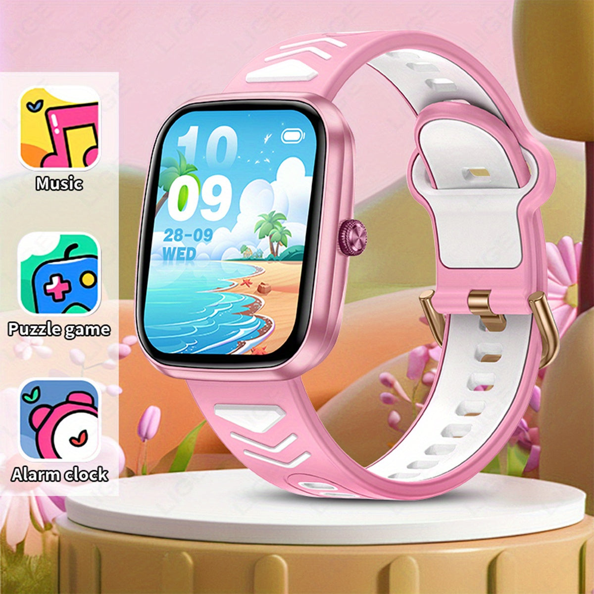 LIGE Smart Watch 1.75" Display Sports Mode Music Player