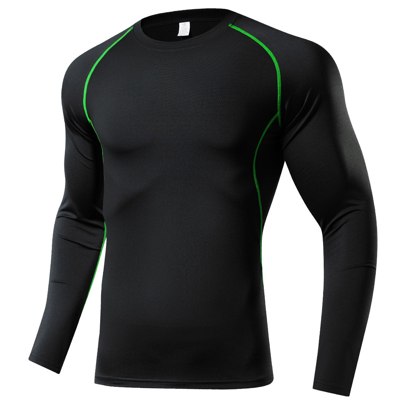 Men's Workout Shirt High Stretch Compression Base Layer