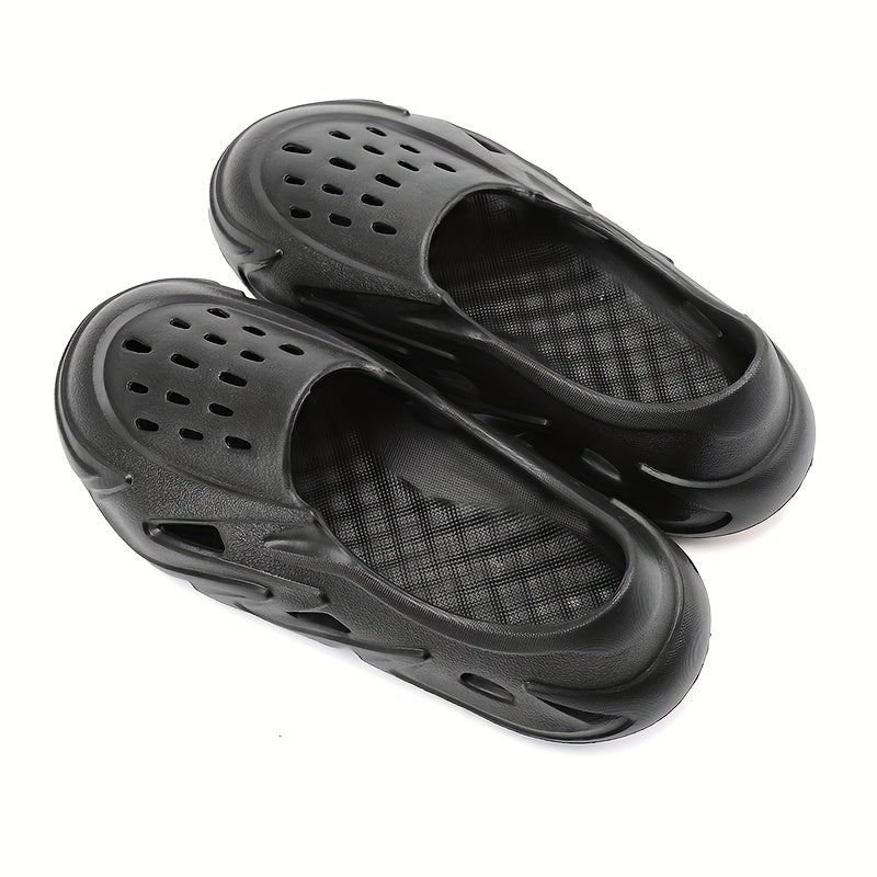 Men's Lightweight Comfy Clogs Hollow Out Non Slip Garden Shoes Summer