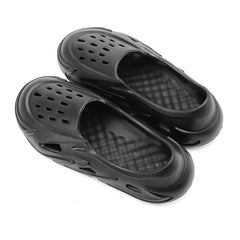 Men's Lightweight Comfy Clogs Hollow Out Non Slip Garden Shoes Summer