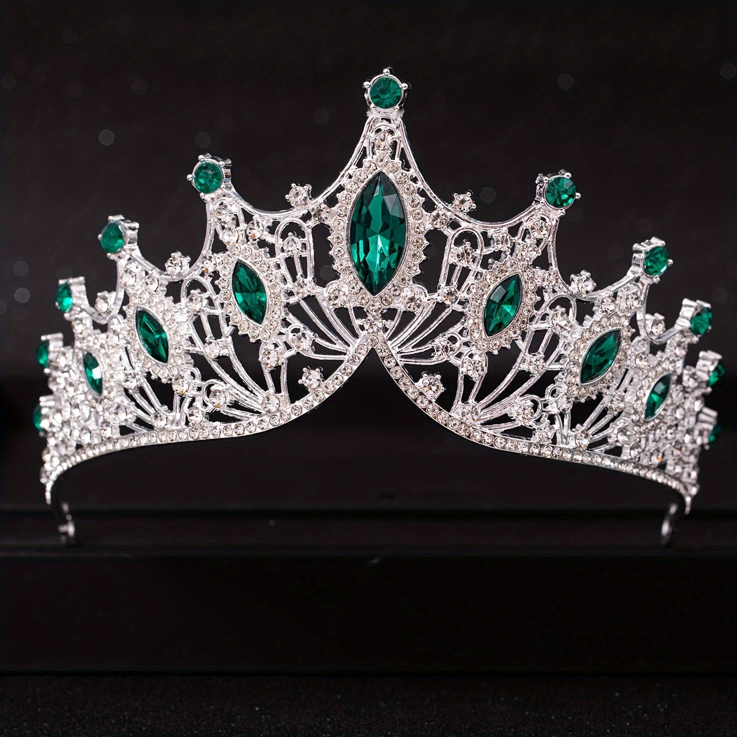 Golden Baroque Queen Crown And Tiaras For Women