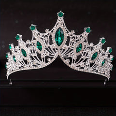 Golden Baroque Queen Crown And Tiaras For Women