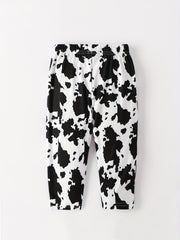 Baby Girls Leopard Graphic Casual Trousers
