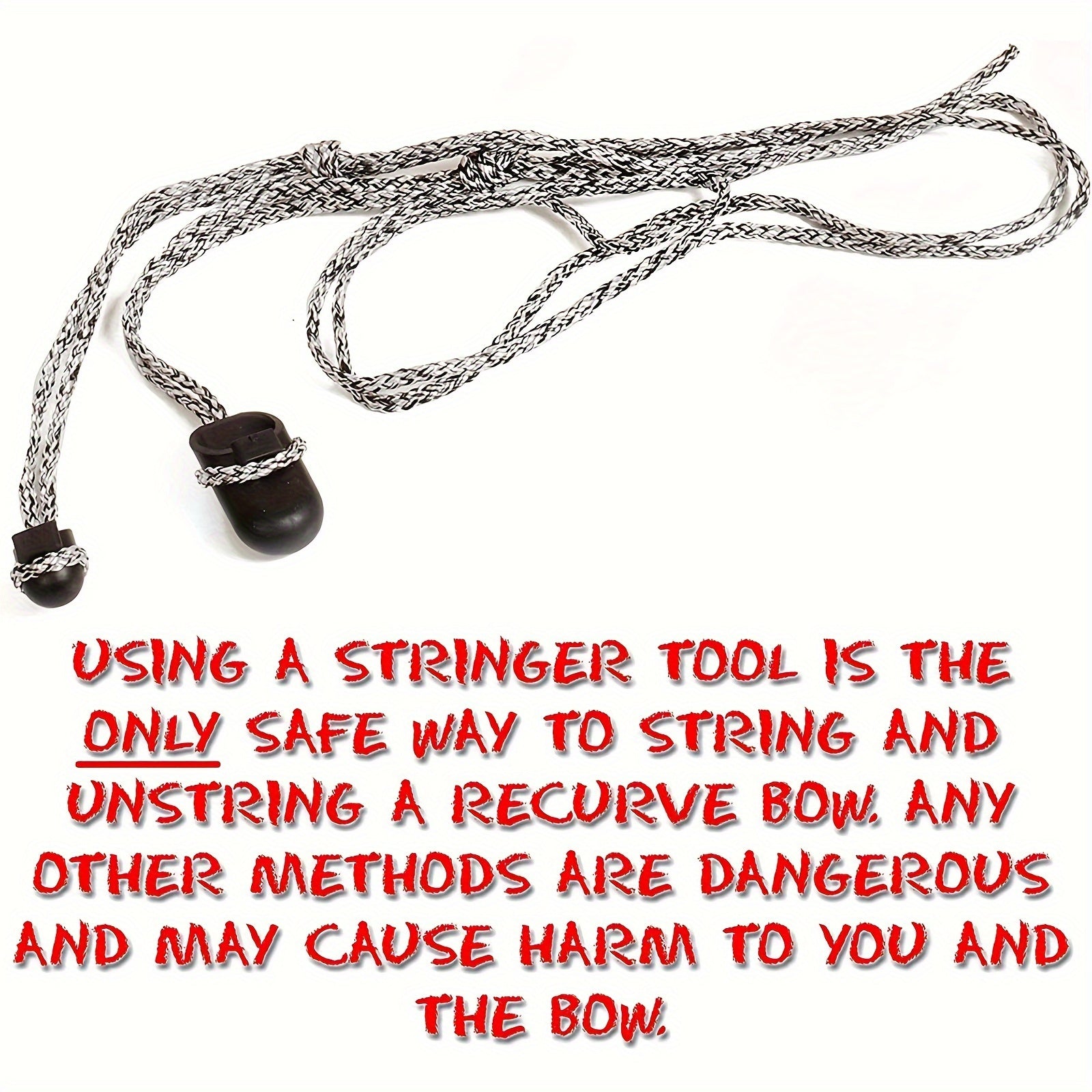 Archery Bowstring Recurve Bow Stringer Longbow Install Rope