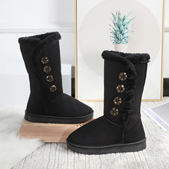 Women's Faux Fur Lined Snow Boots Winter Thermal Snow Shoes