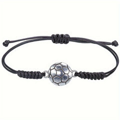 Adjustable Charm Alloy Bracelet Baseball Football Basketball Volleyball