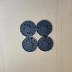 Set of 4-5pcs Round Silicone Cup Coasters