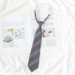 Boys Striped Tie for School Uniforms