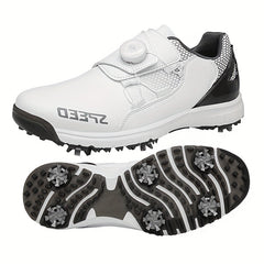 Men's Spiked Golf Shoes Rotating Buckle Durable Sneakers