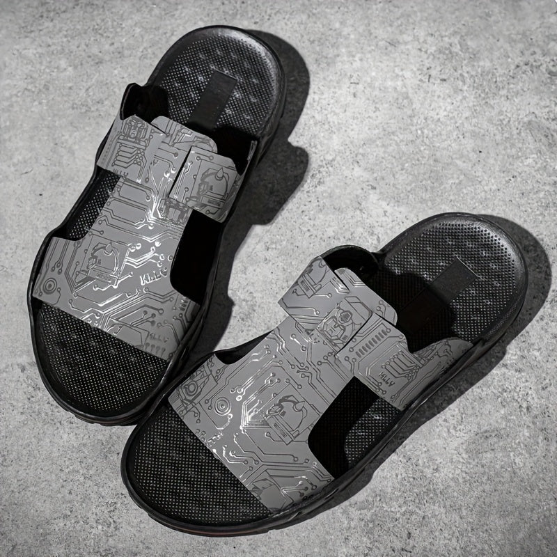 Men's Wear Resistant Beach Shoes Quick Drying Non Slip Slides