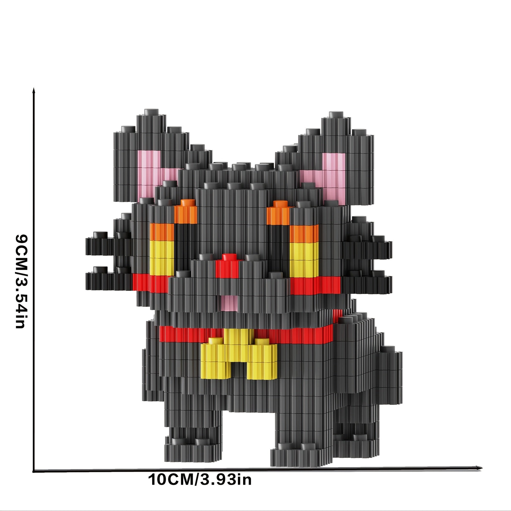 1952pcs Printed Cat Building Blocks Set Creative DIY Assembly Toy