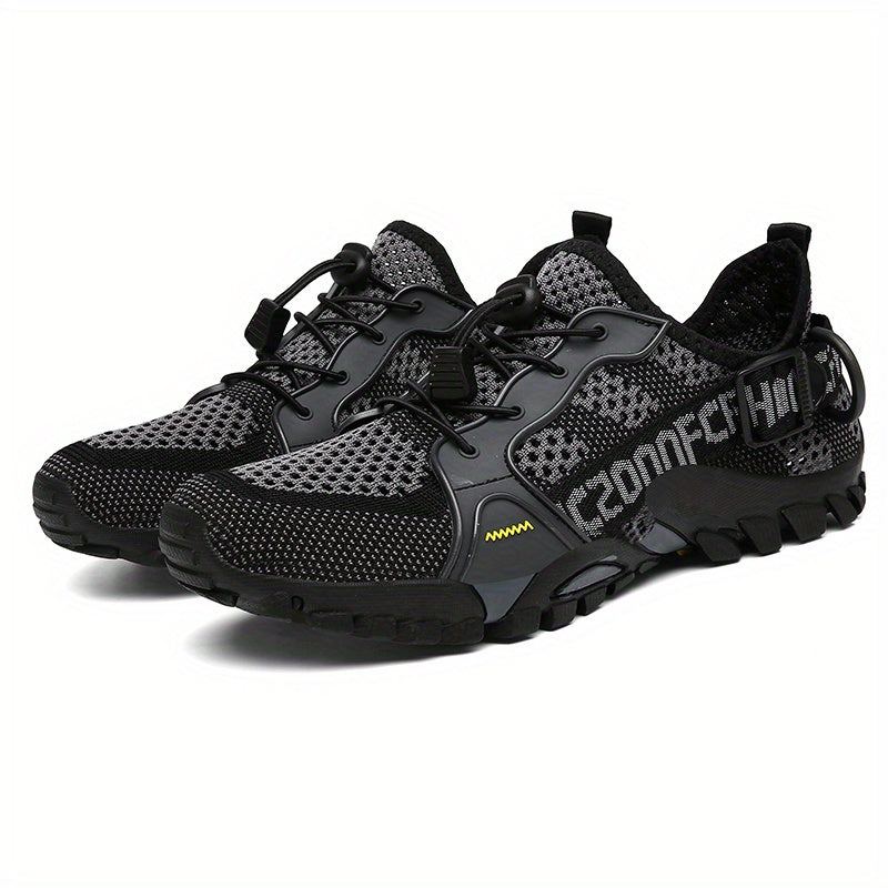 Men's Hollow Out Drawstring Sneakers Barefoot Quick Dry Water Shoes