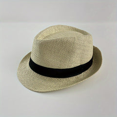 Children's Summer Jazz Hat Straw Hat Travel Beach Hat Sunshade Hat