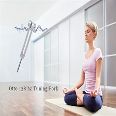 128hz Medical Neural Tuning Fork Ear Vibrator Large Tuning Fork Ringing Clip
