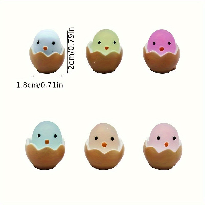 Luminous Eggshell Chick Toy Egg Car Decoration Surprise Gift Christmas Novelty