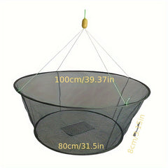 Portable Folding Fishing Net Foldable Mesh Trap Fishing Tackle