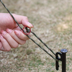 2pcs Wind Rope Buckle for Tents Adjustable Fixing Ring Camping Hiking