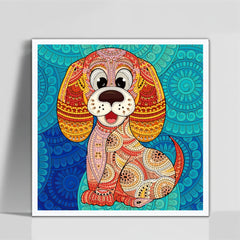 Dog Diamond Painting Kit for Beginners - DIY 5D Diamond Art