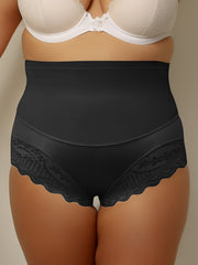 Contrast Lace Tummy Control Panty