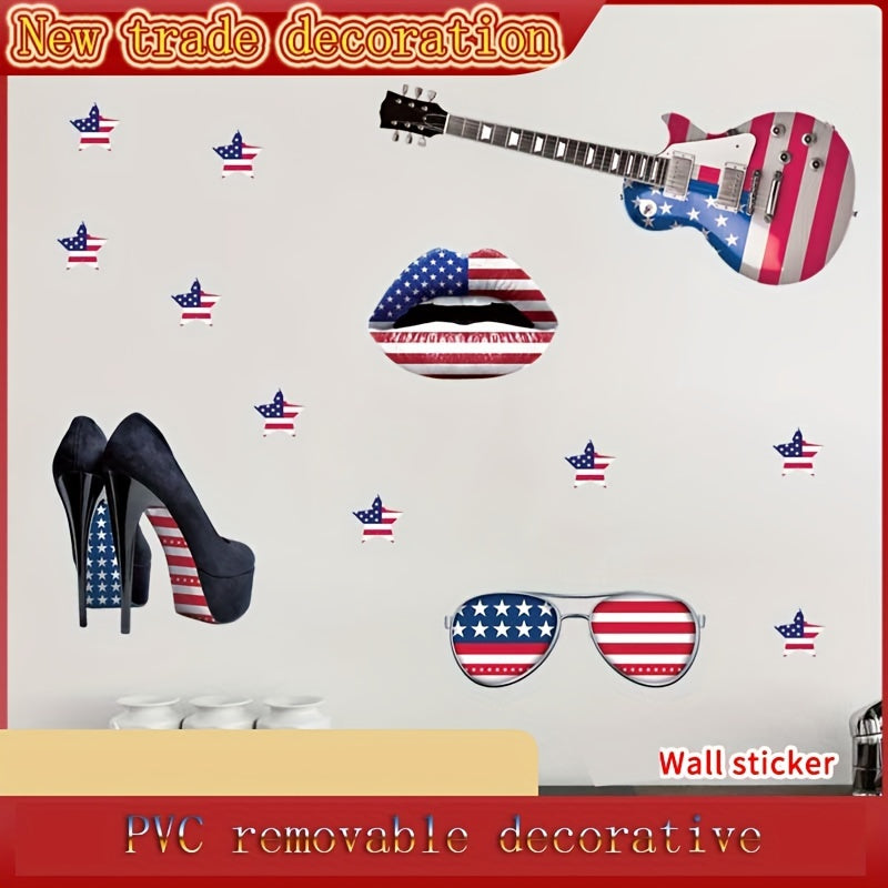 High Heels Wallpaper Stickers PVC Removable Decorative for Living Room Bedroom