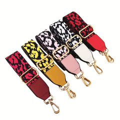 Leopard Pattern Bag Strap All Match Ethnic Strap Adjustable Travel