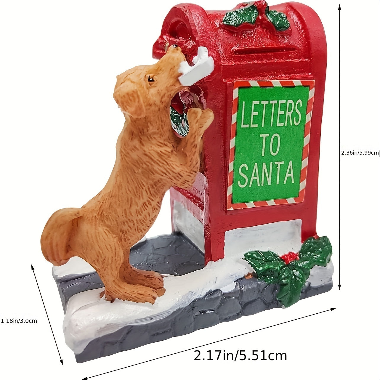 1pc Christmas Village Accessories Yard Decoration Holiday Supplies