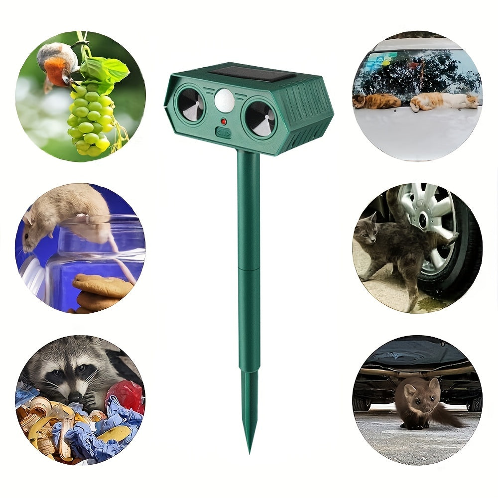 Ultrasonic Solar Rat Repellent Outdoor Motion Sensor
