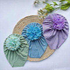 Elastic Baby Flower Hat | European & American Soft Line Hot Girl Hat