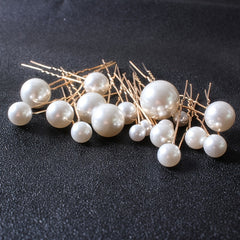 18pcs Faux Pearl Hair Pin Set Wedding Hair Accessory