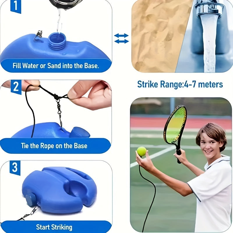 Tennis Trainer with Rebounder Set for Beginners