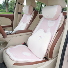 Memory Foam Rabbit Car Neck Pillow for Driving Comfort