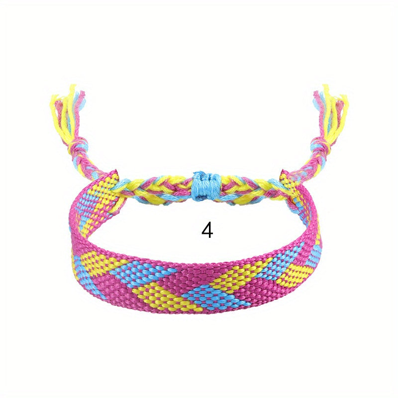 Ethnic Style Adjustable Friendship Bracelet - Perfect Gift
