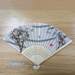 Chinese Style Folding Fan Retro Handheld Fan Ladies Folding Fan