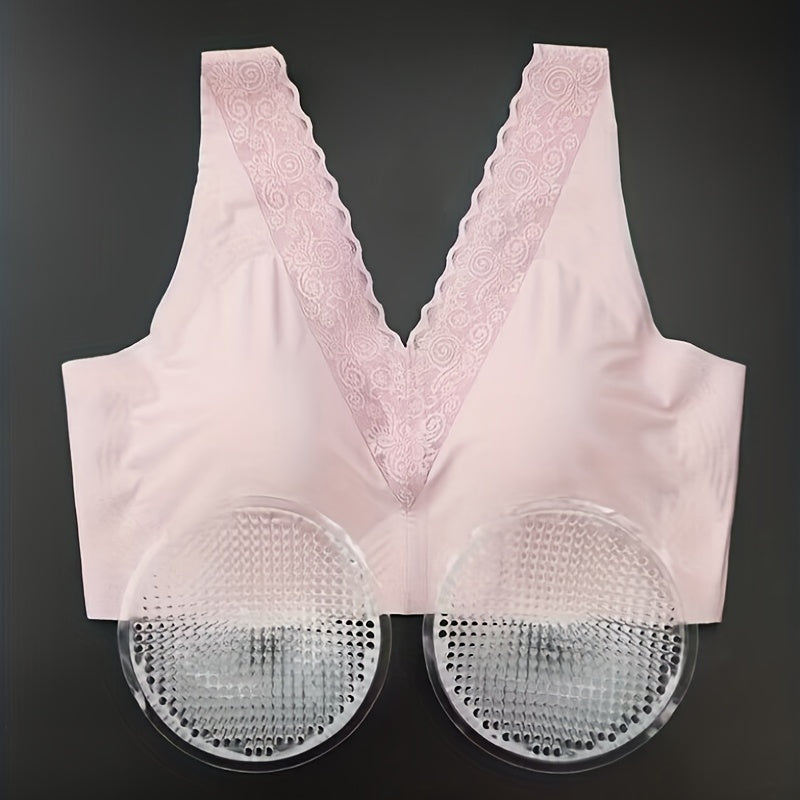 Silicone Bra Insert Pads Waterproof Chest Enhancer Women's Lingerie