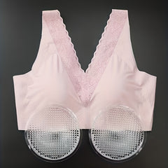 Silicone Bra Insert Pads Waterproof Chest Enhancer Women's Lingerie