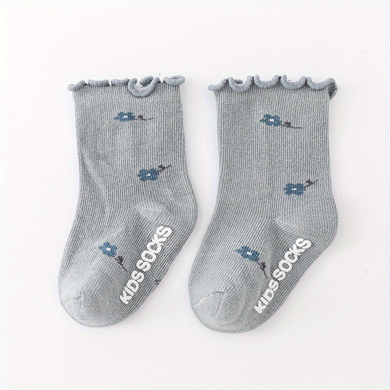 Cotton Anti Slip Baby Socks For Newborns - Spring/Autumn