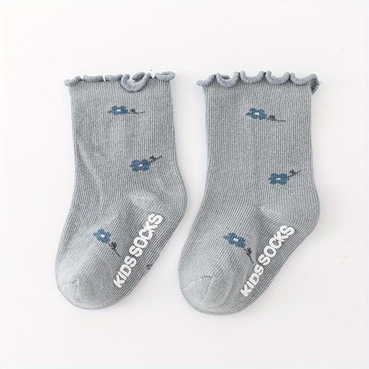 Cotton Anti Slip Baby Socks For Newborns - Spring/Autumn