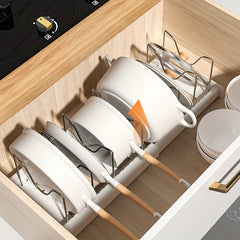 Kitchen Organizer Shelf with Pot Lid Holder, Utensil Rack, Dish Drainboard