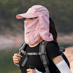 Men's Adjustable Sun Cap for Outdoor Activities with Neck Flap