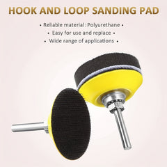 2 Inch Hook And Loop Sanding Pad With 1/4'' Shank Drill Attachment